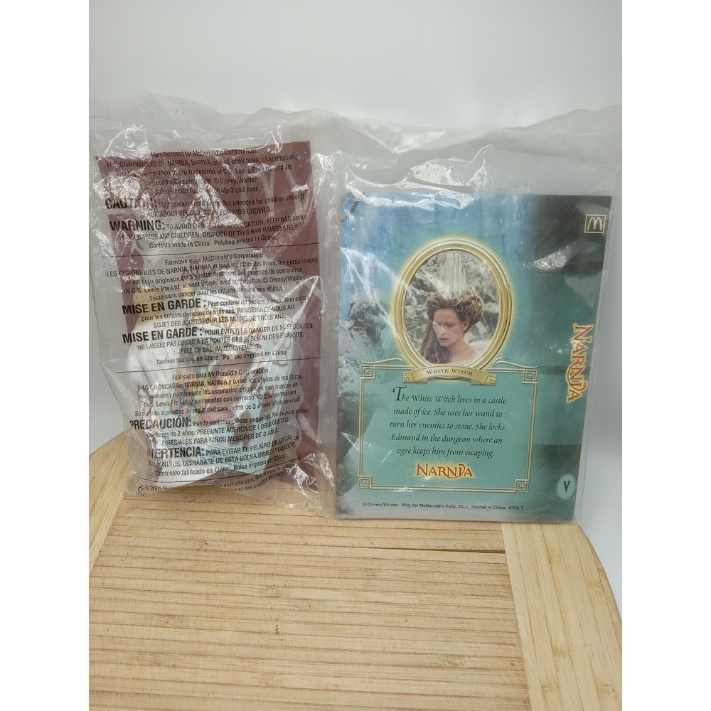 2005 The Chronicles of Narnia McDonalds Happy Meal Toy - The White Witch #5 - Picture 3 of 12